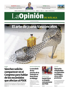 Cover of La Opinion de Malaga