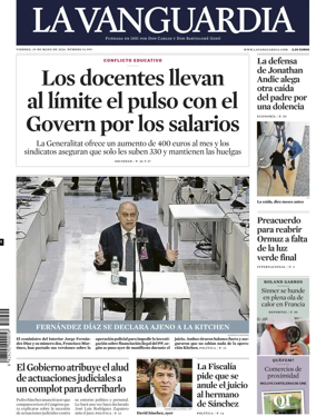 Cover of La Vanguardia (1st Edition)