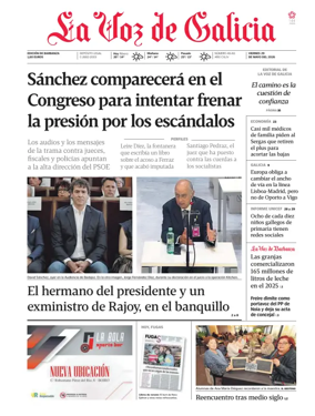 Cover of La Voz de Galicia (Barbanza)
