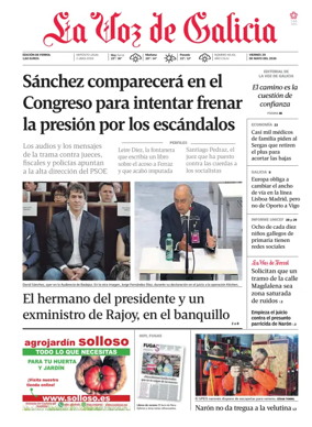 Cover of La Voz de Galicia (Ferrol)