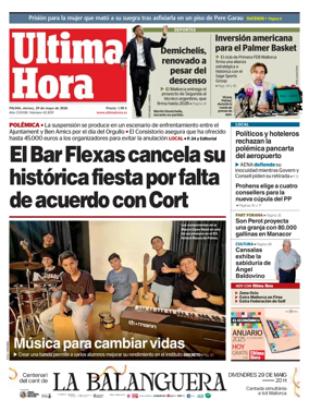 Cover of Ultima Hora