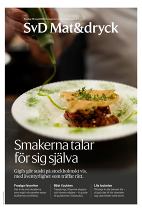 Cover of SvD Mat & dryck