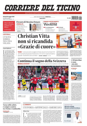 Cover of Corriere del Ticino