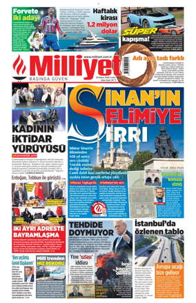 Cover of Milliyet