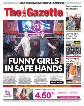 Cover of Blackpool Gazette