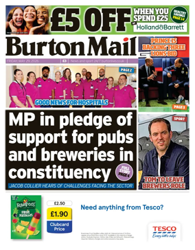 Cover of Burton Mail