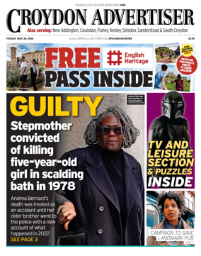 Cover of Croydon Advertiser