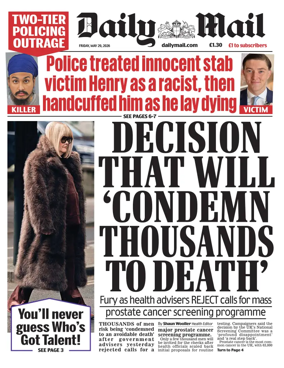 Cover of Daily Mail