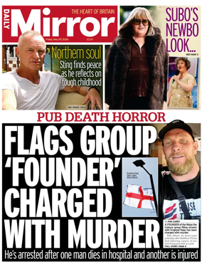 Cover of Daily Mirror
