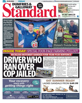 Cover of Dumfries & Galloway Standard