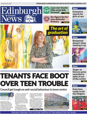 Cover of Edinburgh Evening News