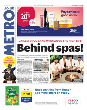 Cover of Metro (UK)