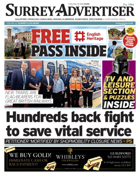 Cover of Surrey Advertiser