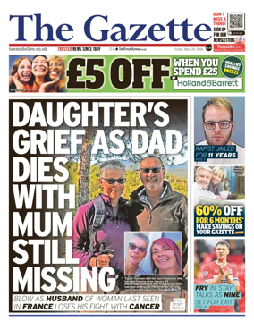 Cover of Teesside Evening Gazette
