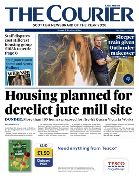 Cover of The Courier & Advertiser (Angus and Dundee)