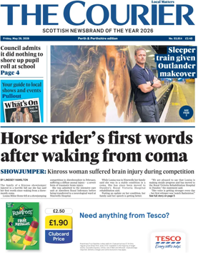 Cover of The Courier & Advertiser (Perth and Perthshire Edition)