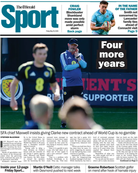 Cover of Herald Sport