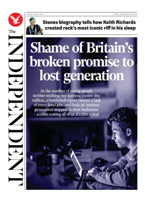 Cover of The Independent