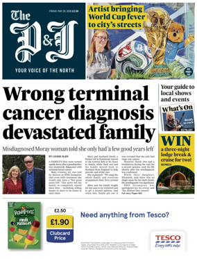 Cover of The Press and Journal (Inverness Highlands and Islands)