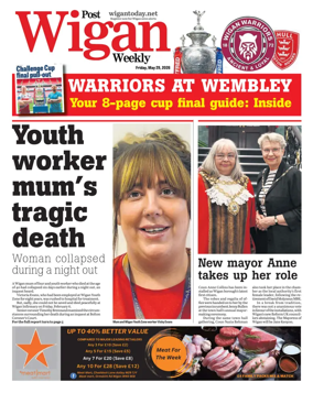 Cover of Wigan Evening Post