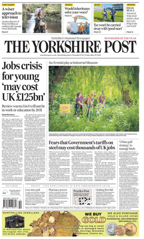 Cover of Yorkshire Post