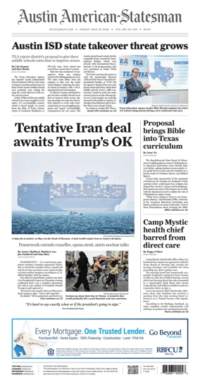 Cover of Austin American-Statesman