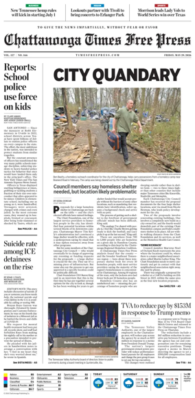 Cover of Chattanooga Times Free Press