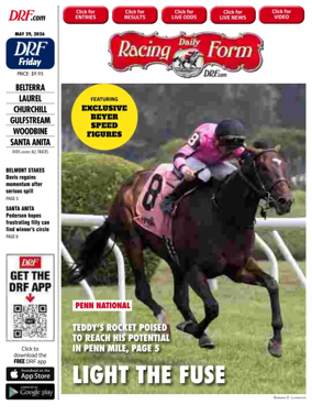 Cover of Daily Racing Form National Digital Edition