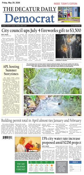 Cover of The Decatur Daily Democrat