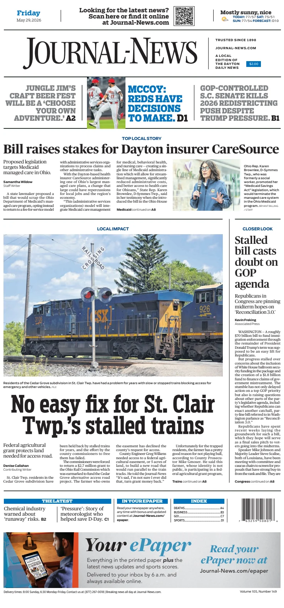 Cover of Hamilton Journal News