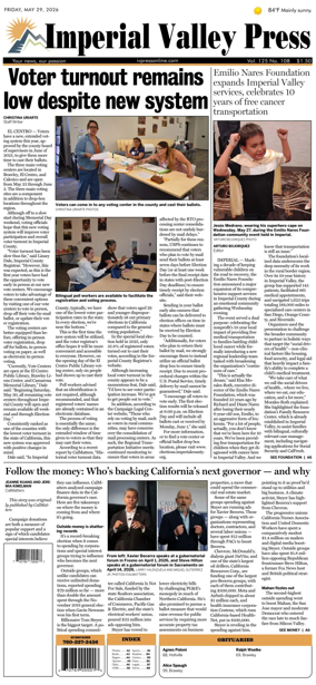 Cover of Imperial Valley Press