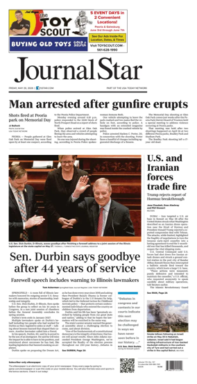 Cover of Journal Star (Peoria)