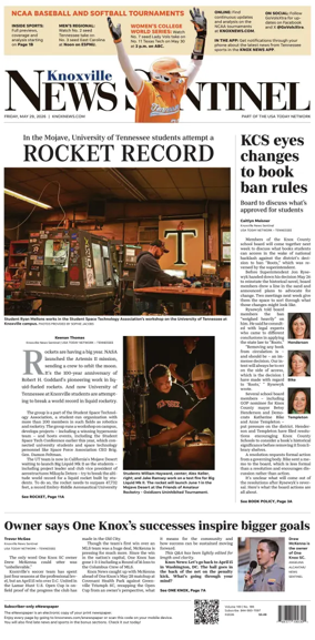Cover of Knoxville News Sentinel