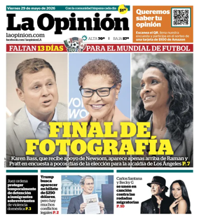 Cover of La Opinion