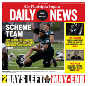 Cover of Philadelphia Daily News