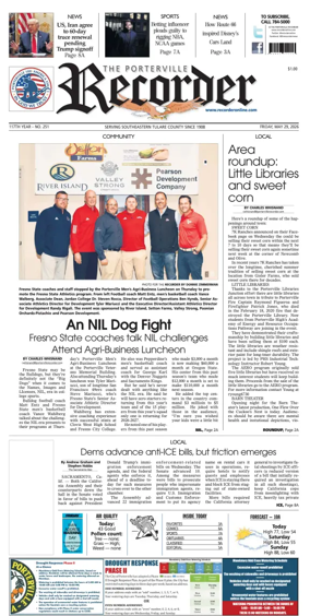 Cover of Porterville Recorder
