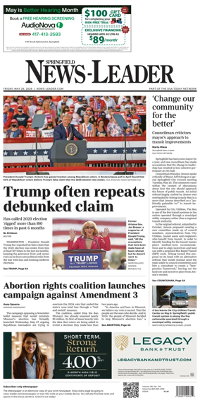 Cover of Springfield News-Leader