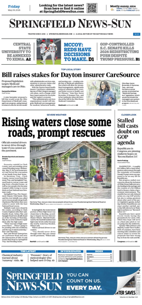 Cover of Springfield News-Sun