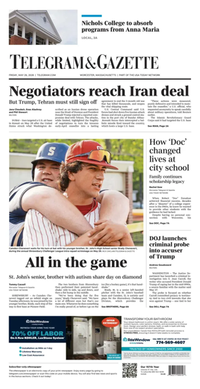 Cover of Telegram & Gazette