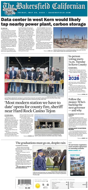 Cover of The Bakersfield Californian