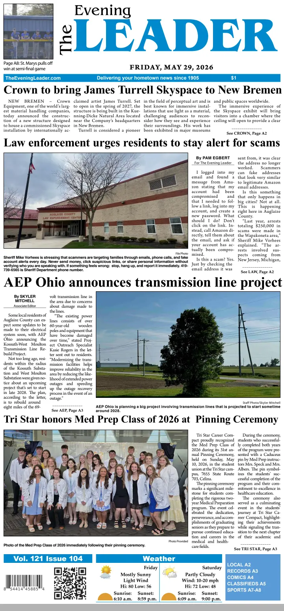 Cover of The Evening Leader
