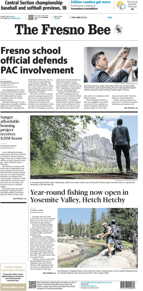 Cover of The Fresno Bee