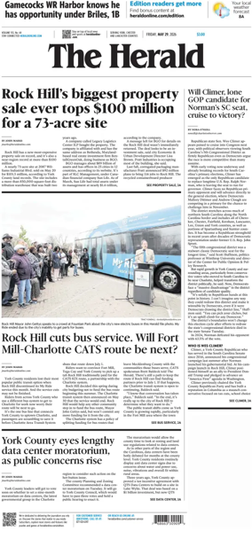 Cover of The Herald (Rock Hill)
