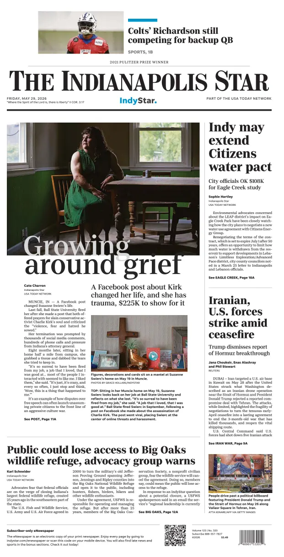 Cover of The Indianapolis Star