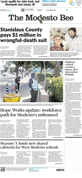 Cover of The Modesto Bee