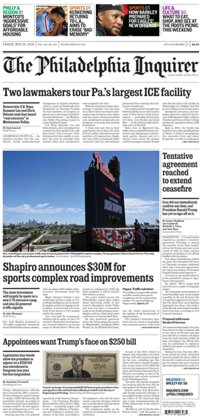 Cover of The Philadelphia Inquirer