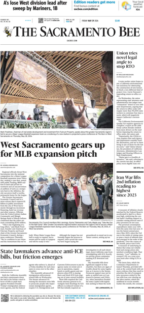 Cover of The Sacramento Bee