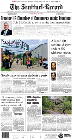 Cover of The Sentinel-Record