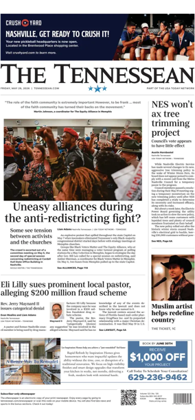 Cover of The Tennessean