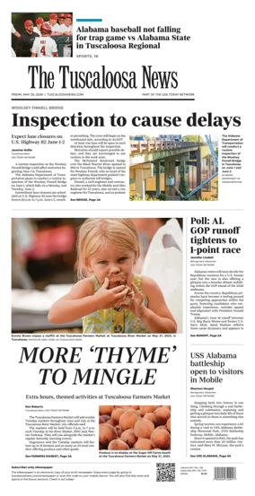 Cover of The Tuscaloosa News